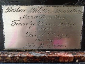 Engraving on the clock